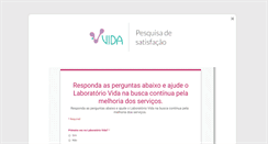 Desktop Screenshot of laboratoriovida.com.br